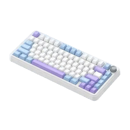 Monka K75 Tri Mode Gasket Mechanical Keyboard WAVE PURPPLE Star Blue
