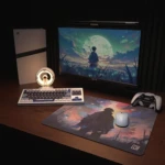 Star Land Mouse Pad with Gaming Workspace
