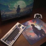 Star Land Mouse Pad with Wide Desk Frame