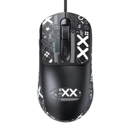 T-Wolf G580 Wired Mouse With Grip Tape Black