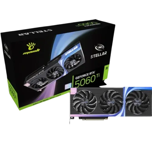 Manli Black Stellar GeForce RTX 5060TI OC 16 GB GDDR7 GPU (1) Manli Black Stellar GeForce RTX 5060TI OC 16 GB GDDR7 GPU (1)